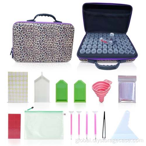 Painting Tool Storage Pink Spotted Diamond Drawing Storage Bag Supplier